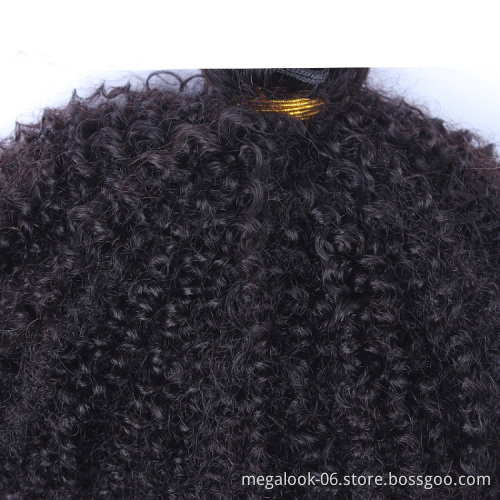 8A Grade Brazilian Afro Kinky Curly Virgin Remy Hair Sew In Weaves For Sale Overseas Fast Free Shipping